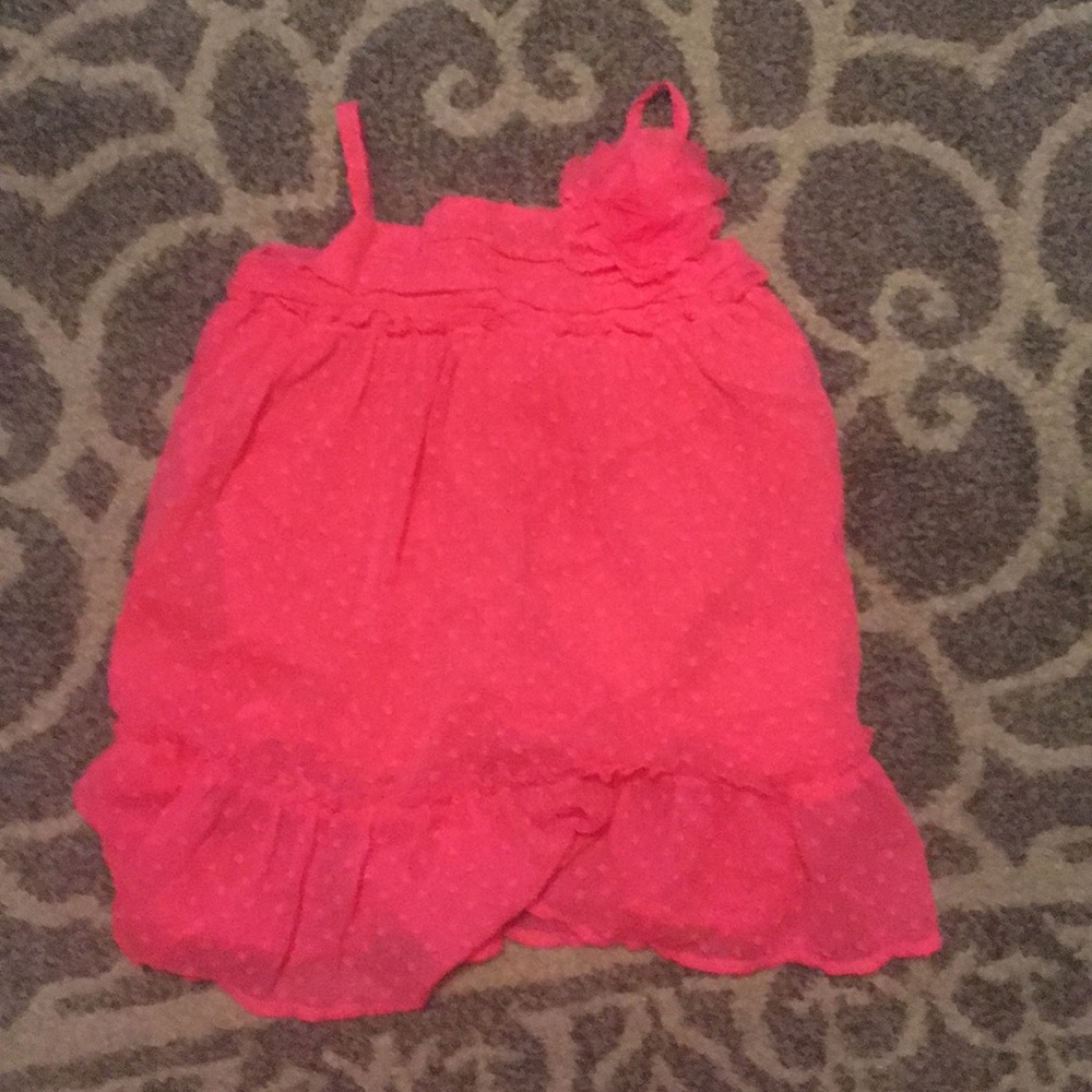 Bright pink dress